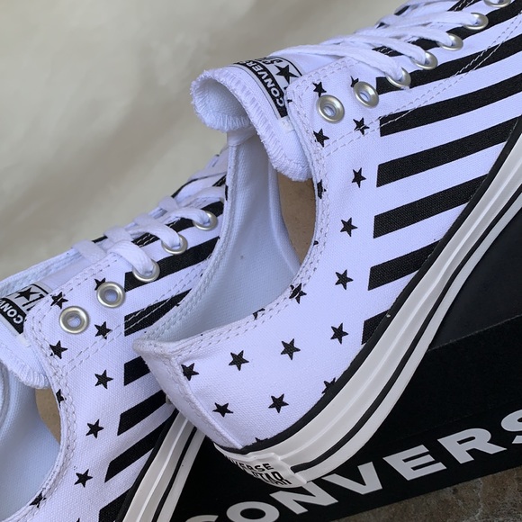 CONVERSE CTAS OX WHITE/BLACK/WHITE MENS - Picture 11 of 15